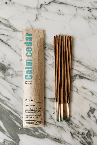 ESSENCE OF LIFE ORGANICS Encens Artisanal - Cèdre Calme