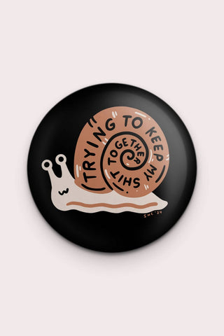 STAY HOME CLUB Magnet Snail