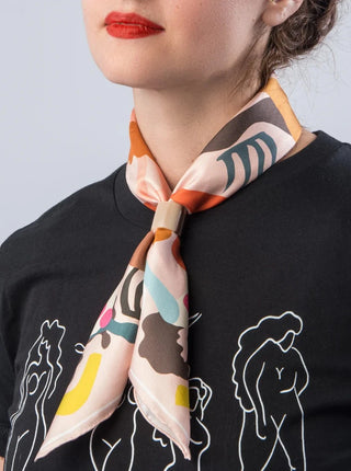 DORA NOLA Small Silk Scarf - Elle