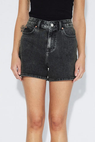 DR DENIM Short Nora - Noir Goudron