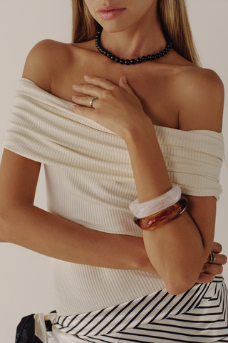 TWENTY COMPASS Bracelet Frame Bangle