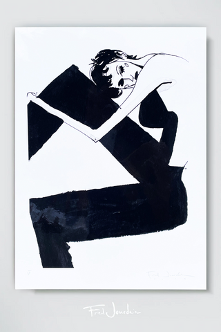FRED JOURDAIN Angular Poster