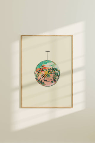ARTBABY &amp; CO. Disco Mirrorball Poster