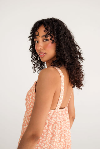 DAILYSTORY Gigi Dress - Floral Orange