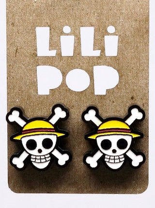 Boucle d'oreille Once Piece. Parfait idée cadeau femme. Bijoux fait au Québec.