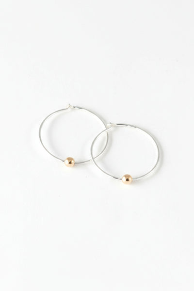 CAMILLETTE Medium Sleeper Earrings - Silver