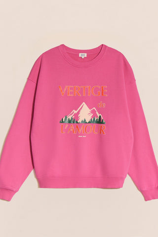 ÉMOI ÉMOI Crewneck Vertige de l'Amour - Fuschia