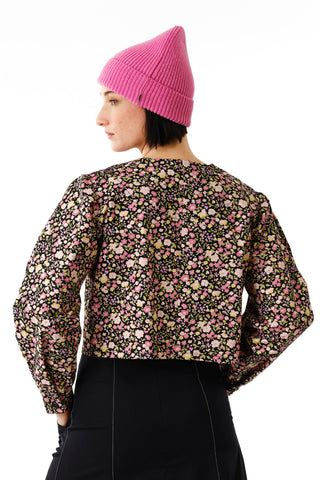 JENNIFER GLASGOW Polaris Blouse - Black Flower