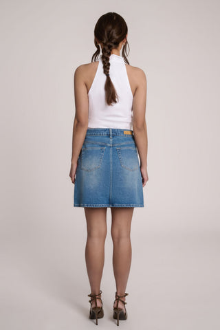YOGA JEANS Skirt - Forget Me Not