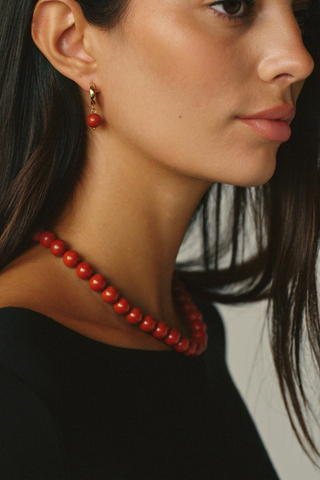 TWENTY COMPASS Terracotta Earrings