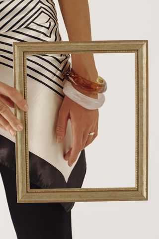 TWENTY COMPASS Bracelet Frame Bangle