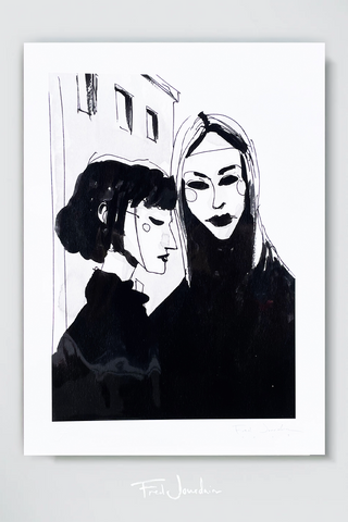 FRED JOURDAIN Masked Poster