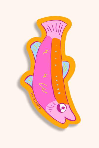 BRUSH &amp; BIRD Trendy Fish Sticker