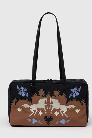 BAGGU Medium Bowler Bag - Western Appliqué