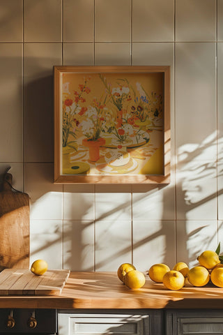 ARTBABY &amp; CO. Abstract Floral Table Poster