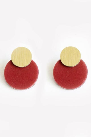 DCONSTRUCT Disc Stud Earrings