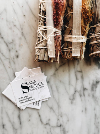 ESSENCE OF LIFE ORGANICS Purification Bundle - Selenite Sage and Wildflowers