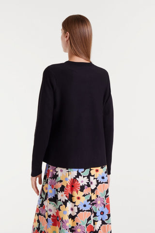 COMPANIA FANTASTICA A Line Sweater Black