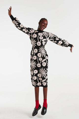 COMPANIA FANTASTICA Sweater Dress - Tofu 