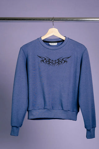 MERCEDES MORIN Crewneck Sigil - Lavender