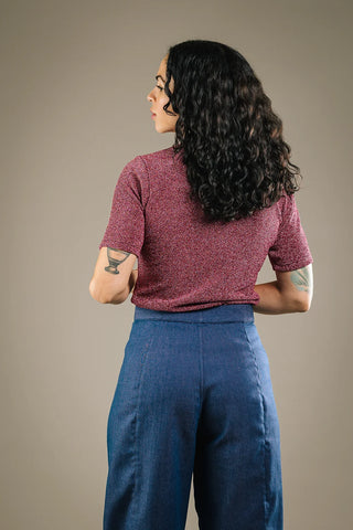 MERCEDES MORIN Glitch Top - Pink