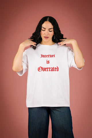 MERCEDES MORIN T-shirt Internet Is Overrated