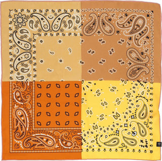 FRAAS Silk Scarf Bandana Patchwork
