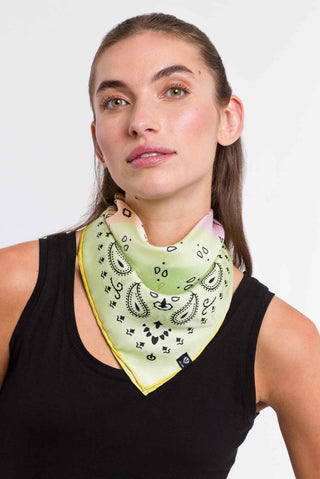 FRAAS Silk Scarf Bandana Patchwork