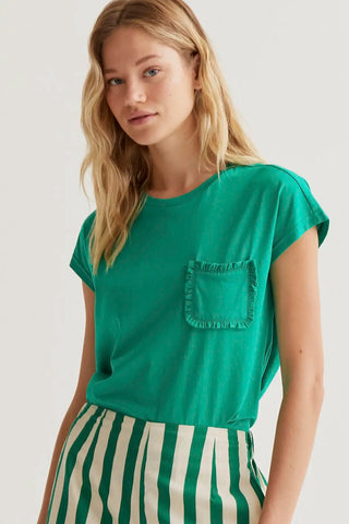 COMPANIA FANTASTICA T-shirt Poche à Volants