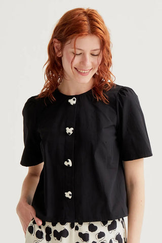 COMPANIA FANTASTICA Blouse Boutons Coeur