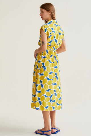 COMPANIA FANTASTICA Robe Chemise - Citron