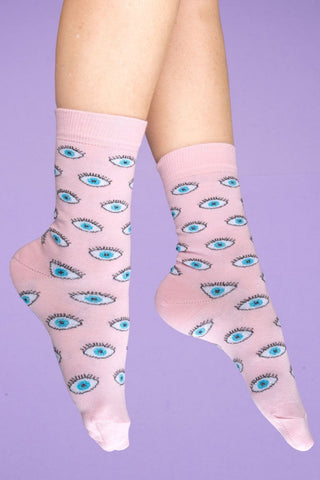 HELLO SUZETTE Socks - Eye