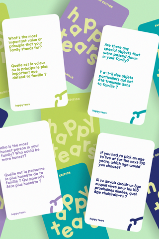 HAPPY TEARS Conversation Game - Family Edition