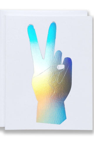 BANQUET WORKSHOP Peace Hologram Card