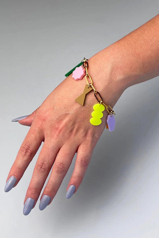 COMBINIST GOOD Bracelet Charmed - Or