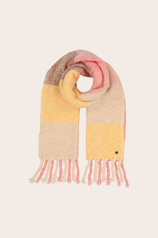 FRAAS Checkered Scarf with Fringe