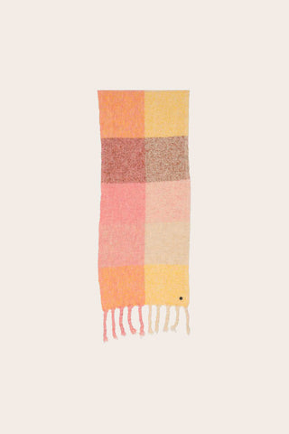 FRAAS Checkered Scarf with Fringe