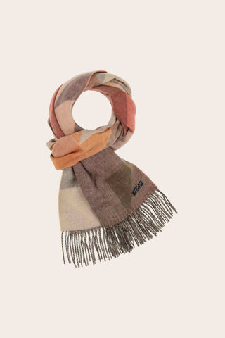FRAAS Geometric Cashmink Scarf - Sand 