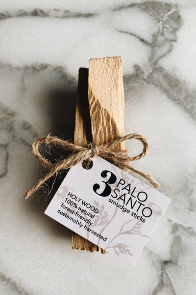 ESSENCE OF LIFE ORGANICS Pack de 3 bâtons Palo Santo