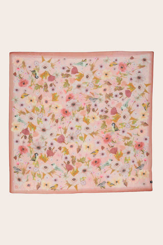 FRAAS Floral Pattern Square Scarf