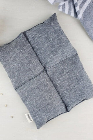 AMMA THERAPY Square Therapeutic Compress - Grey