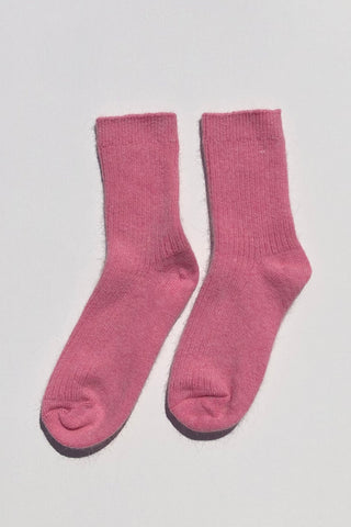 BILLY BAMBOO Angora Sock - Pastel Snow