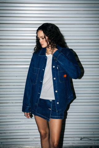 BRIXTON Durham Jacket - Rinse Denim 