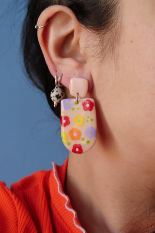 CROCODILE AGILE Pam Earrings - Flowering