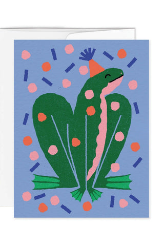 PAPEROLE Carte Grenouille