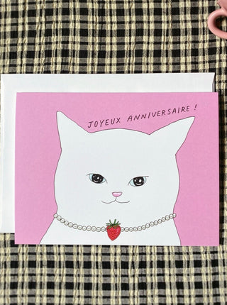 FOONIE Fancy Cat Card