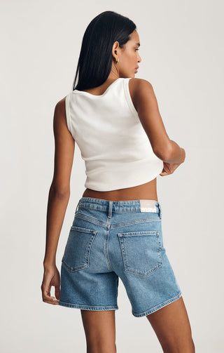 MAVI Shorts en Jeans Heidi Long - Bleu Classique