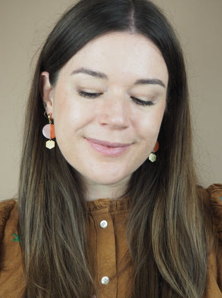 GOOD MORNING Hexa Earrings