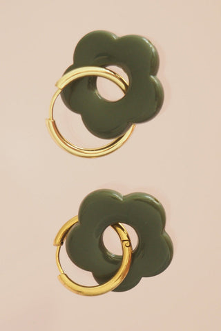 GOOD MORNING Flower Earrings