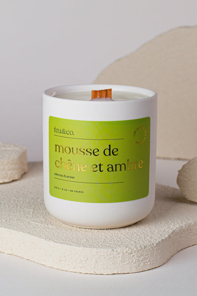 FEU&amp;CO Oakmoss and Amber Candle